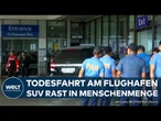 MANILA: SUV rast in Flughafen! Autofahrer durchbricht Eingangstor und tötet mehrere Menschen