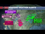 Millions on alert for severe weather over Easter weekend: Weather map
