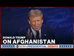 Trump defends negotiations with Taliban in Afghanistan withdrawal