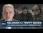 PUTINS KRIEG: Bröckelt Hilfe für Ukraine? Biden empfängt Selenskyj im Weißen Haus