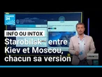 Frappe sur Starobilsk : Entre Kiev et Moscou, chacun sa version • FRANCE 24