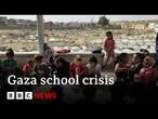 Gaza schools in crisis since start of Israel war | BBC News