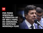 Alternativa ao IOF não é papel do Congresso Nacional, diz deputado Mendonça Filho | CNN 360º
