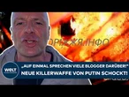 UKRAINE-KRIEG: "Auf einmal sprechen viele Blogger aus Russland darüber!" Neue Killerwaffe schockt!
