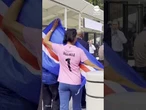 Vozinha’s mother arrives at World Cup match draped in Cape Verde flag