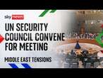 UN Security Council discusses the conflict in the Middle East