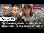 Brasileiros detidos por Israel fazem greve de fome; Bolsonaro aguarda decisão sobre domiciliar e+