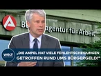 STREIT UM BÜRGERGELD: "Das muss sich ändern!" – CDU pocht auf harte Einsparungen! Kritik an der SPD!