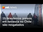 Brasileiros presos em rodovia após forte nevasca no Chile são resgatados após 2 dias