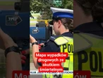 Mapa wypadków drogowych ze skutkiem śmiertelnym