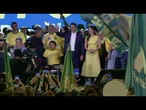Com dificuldades, Flávio Bolsonaro oficializa candidatura à Presidência | AFP