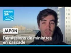 Japon : démissions de ministres en cascade • FRANCE 24