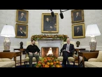 L'arrêt de l'aide à l'Ukraine serait un "cadeau de Noël" à Vladimir Poutine, prévient Joe Biden