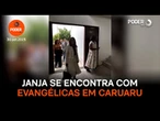 Janja se encontra com mulheres evangélicas em Caruaru