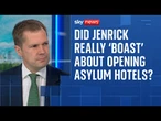 Row breaks out between Tories and Reform UK over migrant hotels