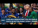 KLUB-WM: Nach Chelseas Final-Triumph gegen PSG – Buhrufe und Pfiffe gegen Donald Trump!