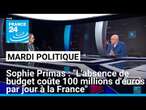 Sophie Primas : "L'absence de budget coûte 100 millions d'euros par jour à la France"