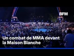 MMA, feu d'artifice, survol d'avions... Les États-Unis et Donald Trump fêtent leurs anniversaires