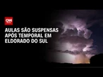 Aulas são suspensas após temporal em cidade no Rio de Grande do Sul | CNN NOVO DIA