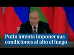 Putin intenta imponer sus propias condiciones y rechaza el alto el fuego de EEUU