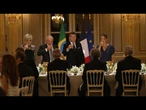 Ao receber Lula, Macron afirma que 'o Brasil está de volta' | AFP