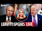 LIVE: Karoline Leavitt hosts briefing as Trump-Putin tensions rise amidst drone ‘mega-deal’