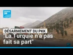 Désarmement du PKK : "Nous sommes prêts" • FRANCE 24