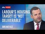 Conservatives accuse Labour of 'softening rhetoric' on housebuilding target