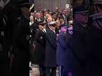 Former Pres. Jimmy Carter's casket is carried into Washington National Cathedral for funeral service