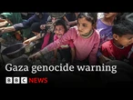 UN aid chief demands action to prevent Israel committing genocide in Gaza | BBC News