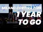 One Year to Go, tra un anno al via le Olimpiadi Milano-Cortina 2026