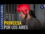 Leonor se convierte en la primera princesa en saltar en paracaídas