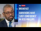 Cleverly 'can't see' how Jess Phillips remains in position as survivors demand she quits