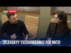 BREAKING: Zelenskyy suggests he will resign if Ukraine enters NATO