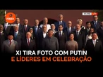 Xi tira foto com Putin e líderes em celebração dos 80 anos da vitória chinesa