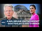 BERLIN: Sahra Wagenknecht fehlen 13.000 Stimmen – Wurde ihr Bündnis aus dem Bundestag gerechnet?