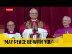 BREAKING: Leo XIV delivers first speech as pope to crowds in Vatican City