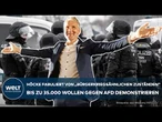 AfD-BUNDESPARTEITAG IN ERFURT: Sicherheitskräfte rüsten sich gegen mögliche Ausschreitungen