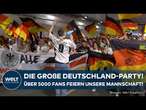 EM 2024: Fanmarsch! Über 5.000 Fans feiern die Deutsche Mannschaft vor dem Spiel gegen Spanien