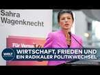 ZWISCHEN KRISEN UND KRIEG: Sahra Wagenknecht rechnet mit Kanzler Scholz ab | WELT Thema