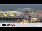 Jet fuel spills into North Sea after tanker collision | BBC News