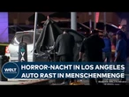 USA: „Er fuhr einfach los! - Auto rast in Menschenmenge - 31 Verletzte vor Hollywood-Club!