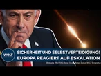 KRIEG IM NAHEN OSTEN: "Genug der Eskalation" | Appelle an Iran und Israel für Frieden und Diplomatie