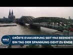 KEINE KATASTROPHE IN KÖLN: Aufatmen! Drei Weltkriegsbomben erfolgreich entschärft