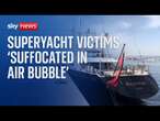 Superyacht: How passengers on Bayesian died