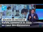 Macron en Indonésie : rafale, commerce et Gaza au cœur des discussions • FRANCE 24