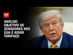 Análise: Objetivo de senadores nos EUA é adiar tarifaço | CNN ARENA