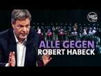 Migration, Tempolimit, Wirtschaft: Robert Habeck gegen alle I Hart aber fair 360