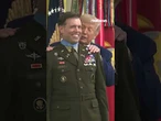 WATCH: President Trump shares a laugh with a Medal of Honor recipient #trump #shorts #medalofhonor