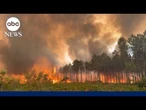 Europe's wildfires grow
